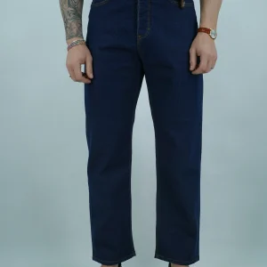 Jeans 80s a Vita Alta Con Passanti - Fondo 20/23cm | Lavaggio 0