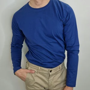 T-shirt UOMO ART. 16BASIC675 BLU