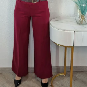 PANTALONE CINTA BORDEAUX