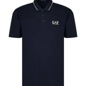 Polo Piqué 7m000184 Armani Blue