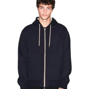 Felpa Full-Zip con Cappuccio XM001026 Deep Navy