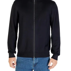 Cardigan con zip XM001279 Deep Navy