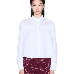 Camicia a Maniche Lunghe XW000668 Optic White