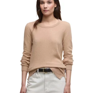 Maglione Girocollo Pendle Crew Knit LKN1075 Pale Camel, Hessian