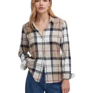 Camicia a Maniche Lunghe Bredon Shirt LSH1353 Hessian Tartan