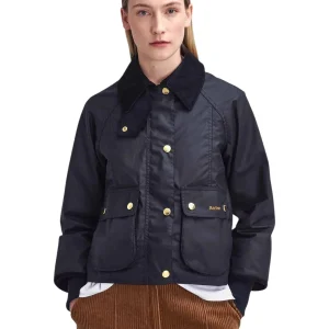 Giubbotto Cropped Beadnell Wax LWX1403 Black, Classic