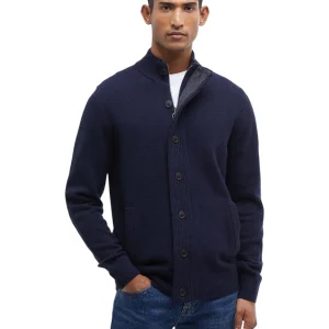 Cardigan Essential Patch Zip Through MKN0731 Navy