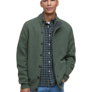 Cardigan Essential Patch Zip Through MKN0731 Olive