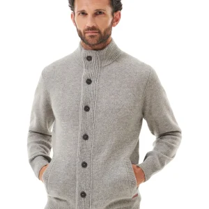 Cardigan Essential Patch Zip Through MKN0731 New stone