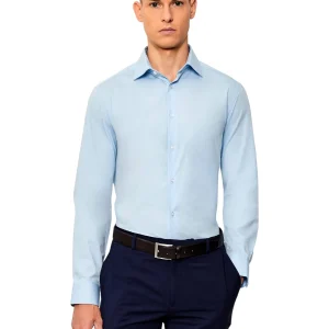 Camicia a Maniche Lunghe Essential Poplin LV019EU001 Calm Blue