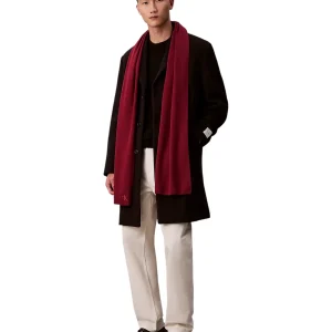 Sciarpa Ck Fine Rib Scarf LV04D8021G Beet Red