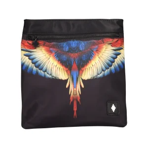 Borsello a Tracolla F250159 Nero, Yellow Wings