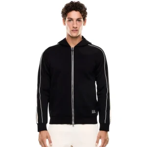 Felpa Full-Zip con Cappuccio 7M000973 Black