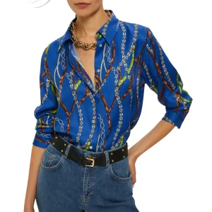 Camicia a Maniche Lunghe 2525116034200 BRUNICO Bluette