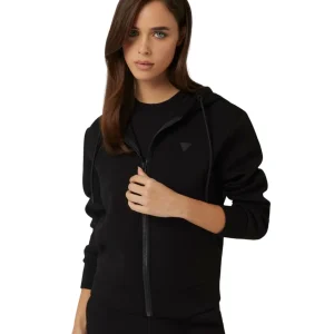 Felpa Full-Zip con Cappuccio Scuba V3RQ11 Jet Black A996