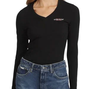 T-shirt a Maniche Lunghe W4YI21 Jet Black A996