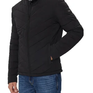 Giubbotto Stretch Nylon Padded M4YL05 Jet Black A996