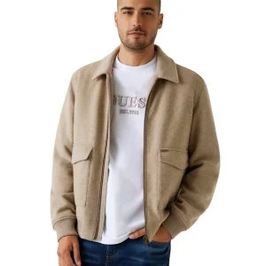 Giacca Misto Lana Melton M5BL2K English Brown Heathe