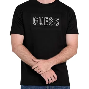 T-shirt a Maniche Corte Basic Embossed Logo Tee M5YI44 Jet Black Multi