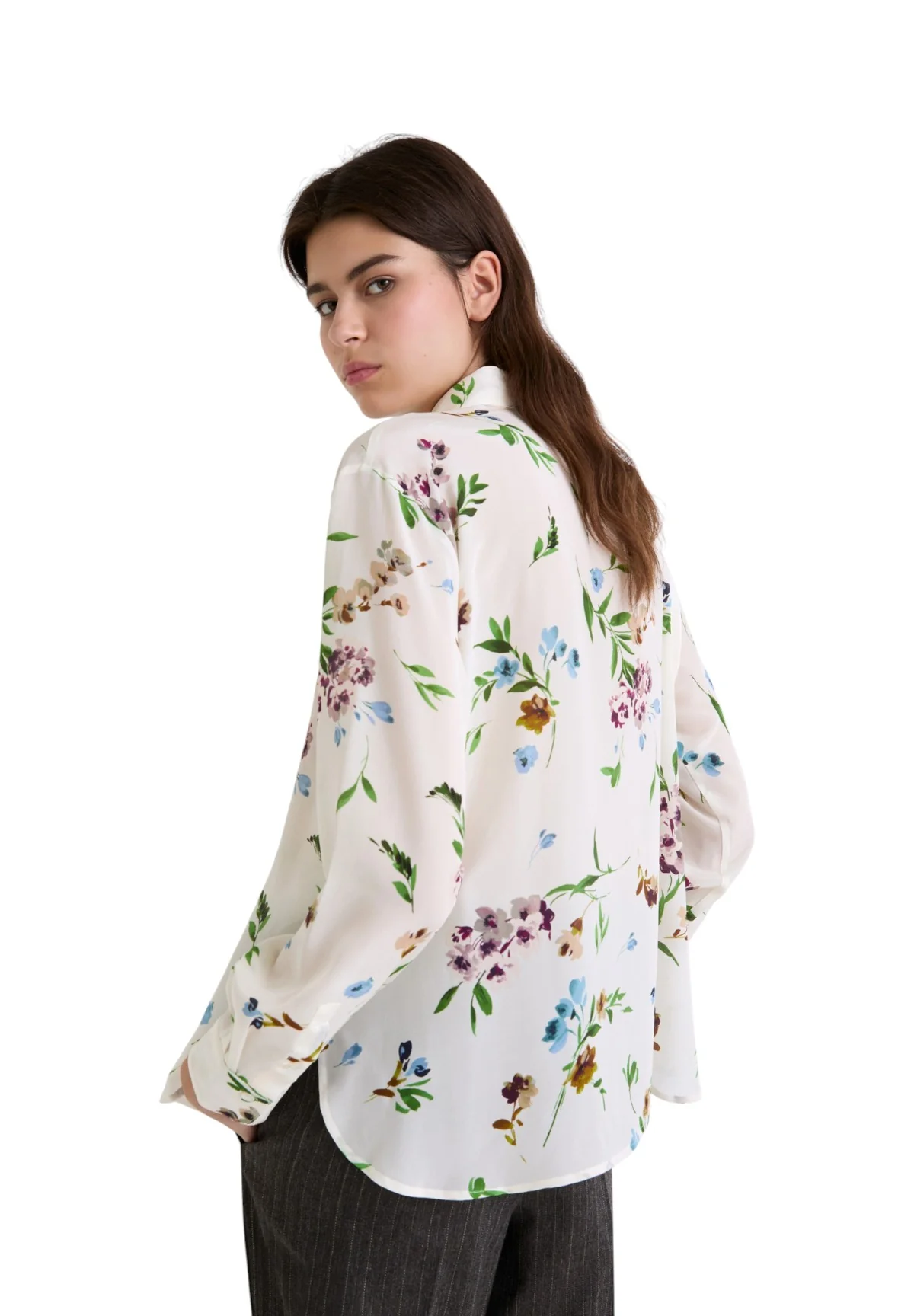 Camicia a Maniche Lunghe 2523116132200 FARETRA Panna - immagine 3