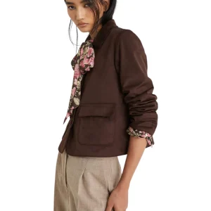 Giacca FIORIRE Cioccolato