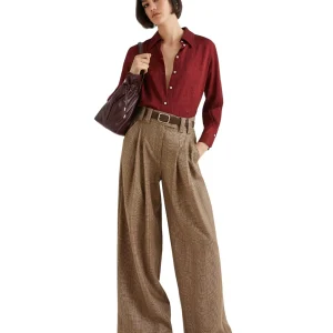 Camicia a Maniche Lunghe 2523116092200 LIRICO Bordeaux