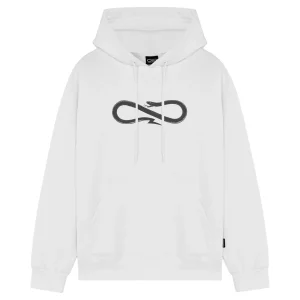 Felpa Pullover con Cappuccio Logo Classic 25FWPRFE422 Bianco