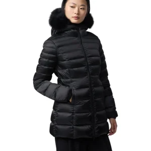 Piumino Pesante LONG MEAD FUR JACKET Black