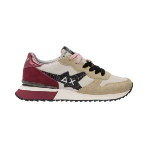 Sneakers Stargirl Glitter Logo Z45217 Beige, Bordeaux