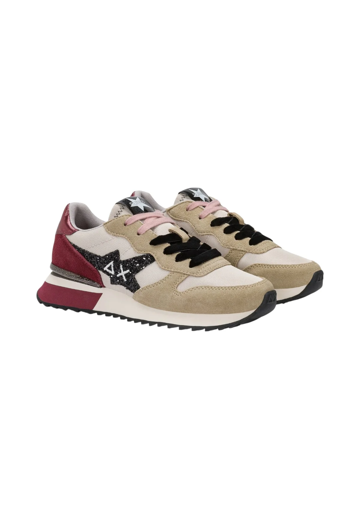 Sneakers Stargirl Glitter Logo Z45217 Beige, Bordeaux - immagine 3