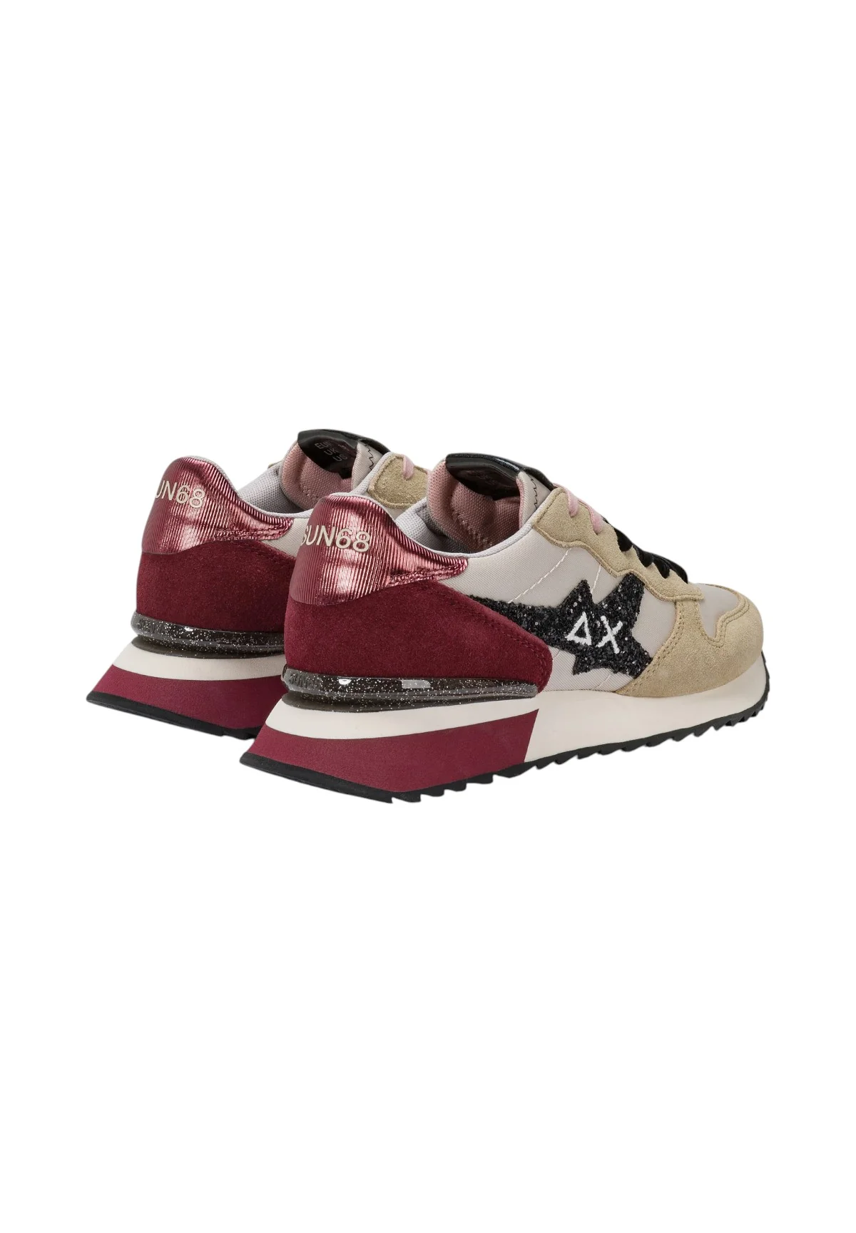Sneakers Stargirl Glitter Logo Z45217 Beige, Bordeaux - immagine 4