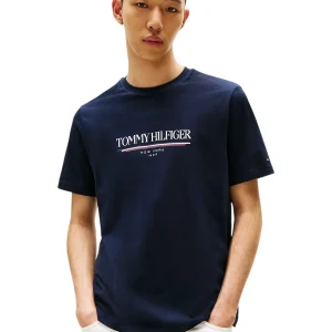 T-shirt a Maniche Corte Brand Love Hilfiger MW0MW40324 Desert Sky