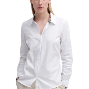 Camicia a Maniche Lunghe Derwent Shirt LSH1409 White, Hessian Tartan