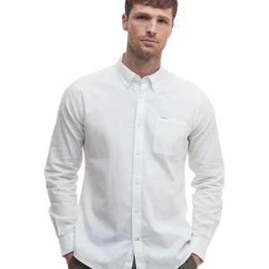 Camicia a Maniche Lunghe Nelson Tailored Shirt MSH5090 White