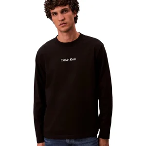 T-shirt a Maniche Lunghe Ls Rlxd Standard Log LV04LD232G Black