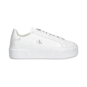 Sneakers Flatform Lace Up Lth YW0YW01928 Triple Bright White