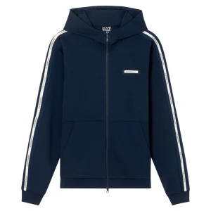 Felpa Full-Zip con Cappuccio 7M001480 Armani Blue