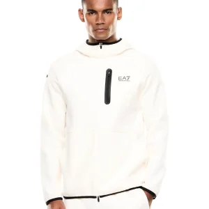 Felpa Full-Zip con Cappuccio 7M001598 Sugar Swizzle