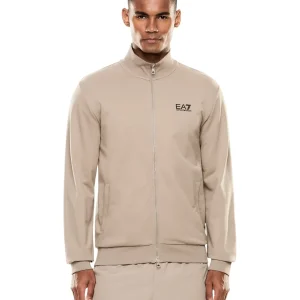 Felpa Full-Zip 8NPM31 Roasted Cashew