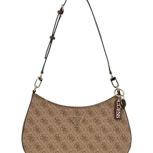 Borsa a Spalla Noelle Ii 3 Comp Shldr Xbody HWBG96 Latte Logo, Brown