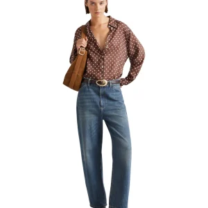 Camicia a Maniche Lunghe 2613111104200 MLSANGIO Marrone