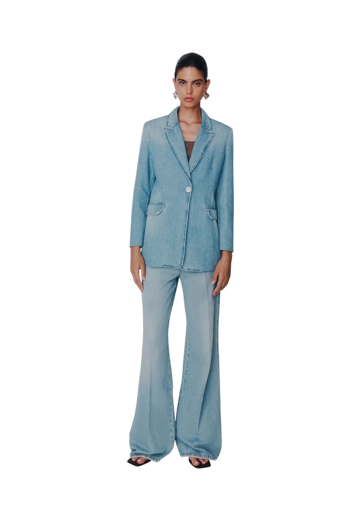 Jeans 2613181014200 MLSWLEG Azzurro Polvere - immagine 2