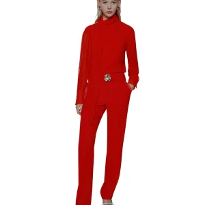 Pantaloni 2613131063200 MLTELICA Rosso