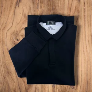 COMPLETO TUTA IN PIQUET BLU POLO COLLO CAMICIA E PANTALONE IN PIQUET