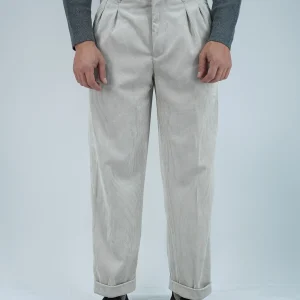 Gurkha Con Passanti In Velluto a Coste - Fondo 23/26cm | Avorio