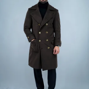 Cappotto Chesterfield Spigato | Testa di Moro