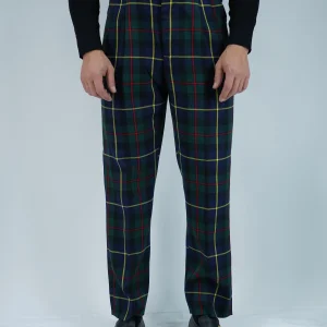 Gurkha 1 bottone - Fondo 21/23cm | Doppia fibbia regolabile | Tartan Black Watch