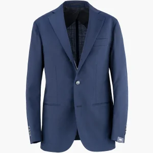 Abito BARBA Napoli Jimmy in Fresco Lana Stretch Blu