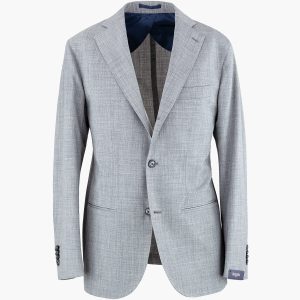 Abito BARBA Napoli Jimmy in Fresco Lana Stretch Grigio Medio