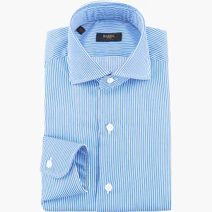 Camicia BARBA Napoli Culto Bacchetta Bianco Azzurro